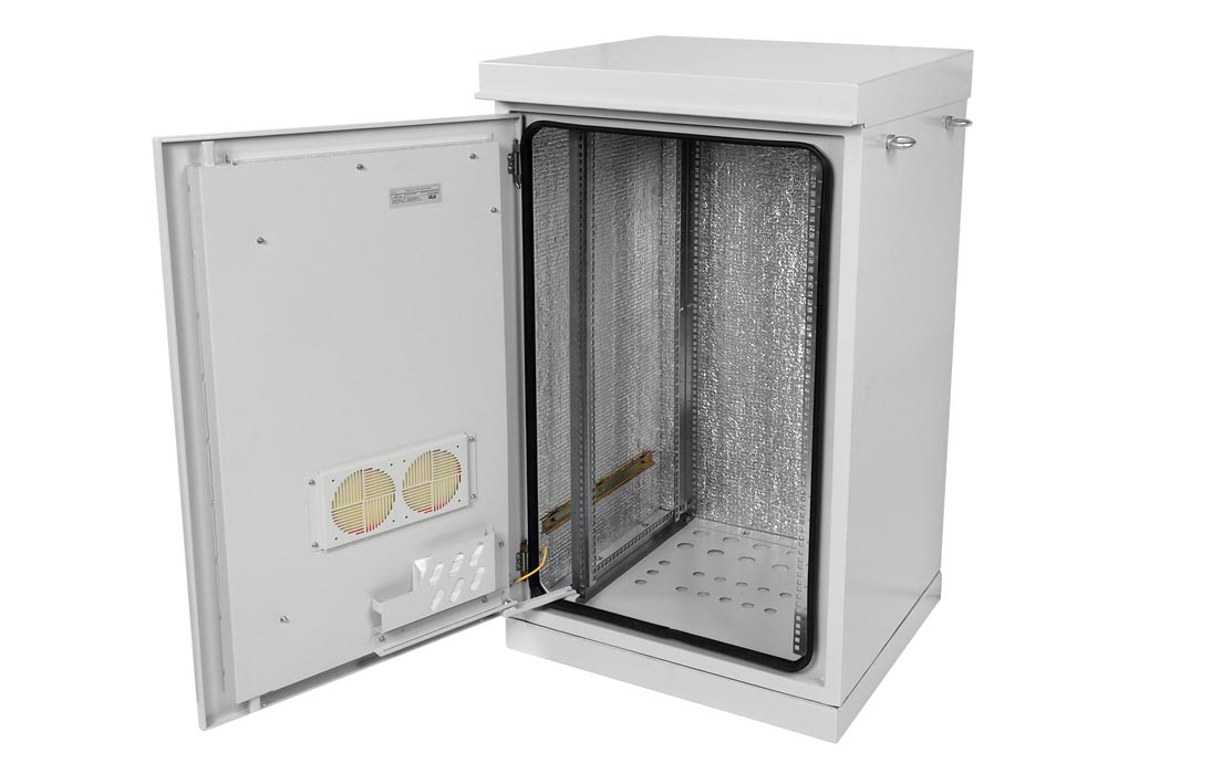 Шкаф климатический телекоммуникационный напольный 19",42U(700x800) ШКТ-НП-42U-700-800 ССД
