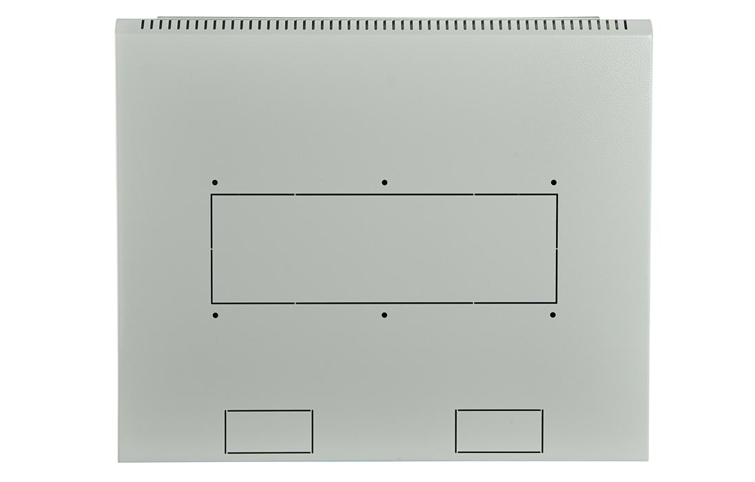 Шкаф телекоммуникационный настенный разборный со съемными боковыми стенками 19”,12U(600x350), ШТ-НСрМ-12U-600-350-С дверь стекло ССД