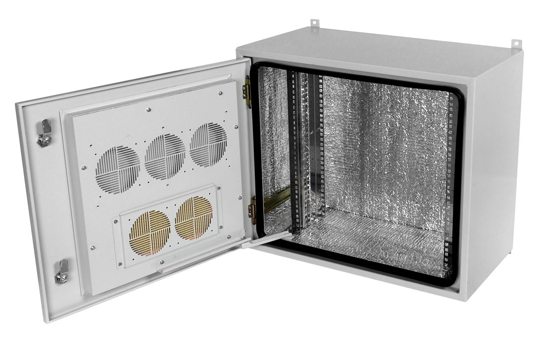 Шкаф климатический телекоммуникационный навесной 19",15U(600x550), ШКТ-НВ-15U-600-550 ССД