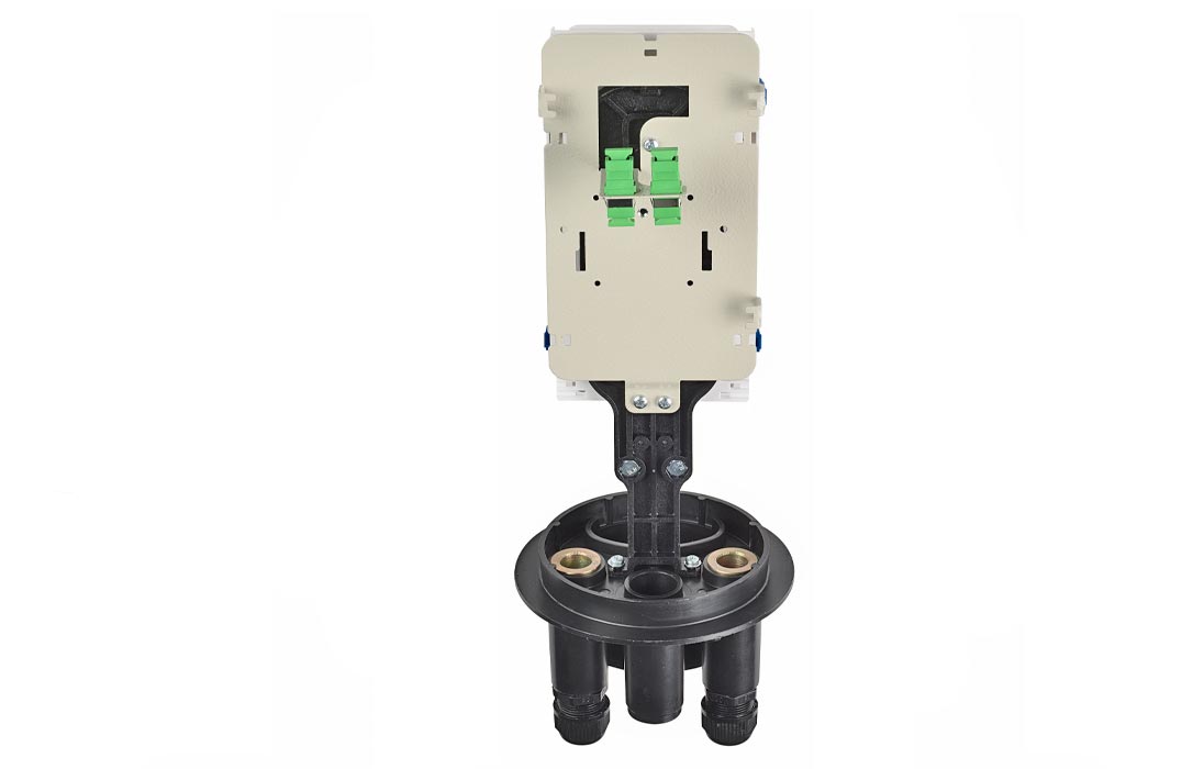 Муфта-кросс МКО-К6/CМ3-2/4SC-2SC-2SC/APC-2SC/APC-2ФТ4х3 (2 фитинга 4х3,0 мм) ССД