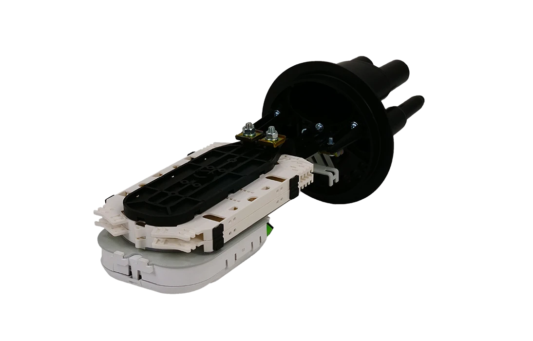 Муфта-кросс оптическая МКО-У6/СМ4-2PLC4-SC/APC-10SC/APC-2SC/APC ССД