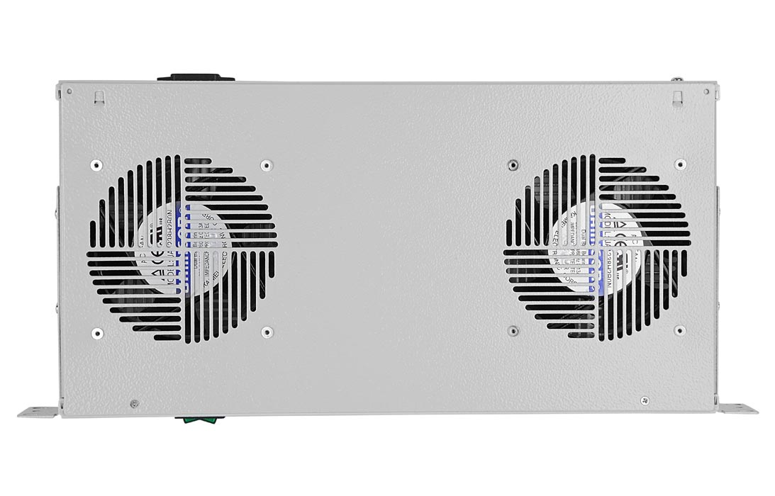 Вентиляторный модуль , 2 вентилятора с термодатчиком без шнура питания 35С ВМ-2-19" ССД