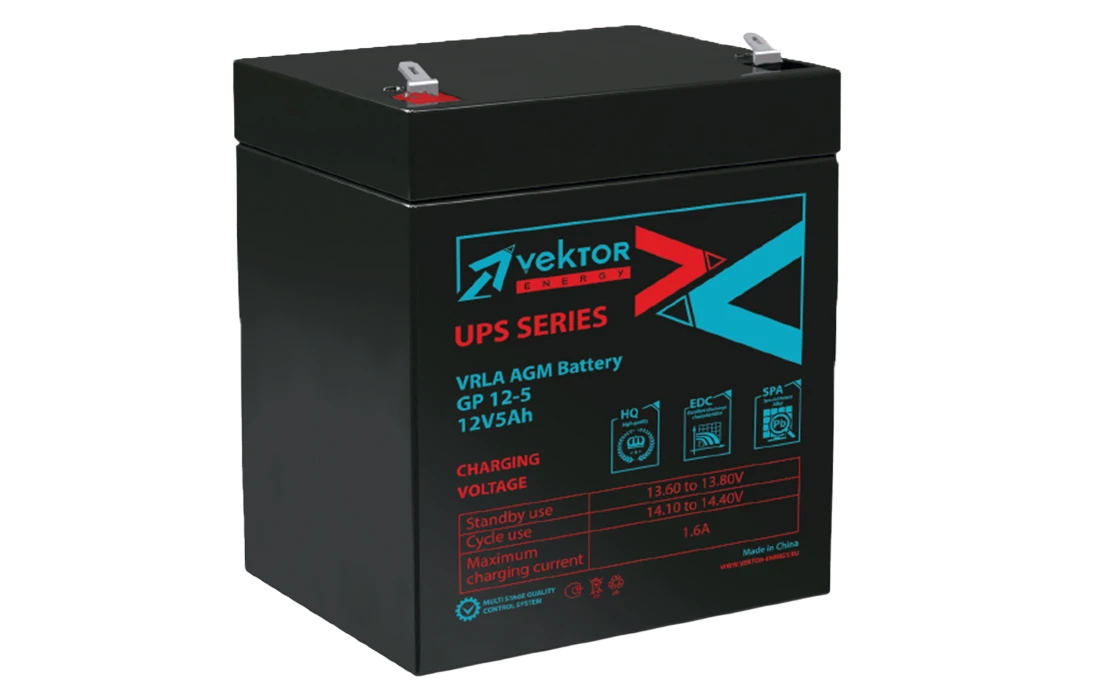 GP 12-5 Аккумуляторная батарея Vektor GP 12-5