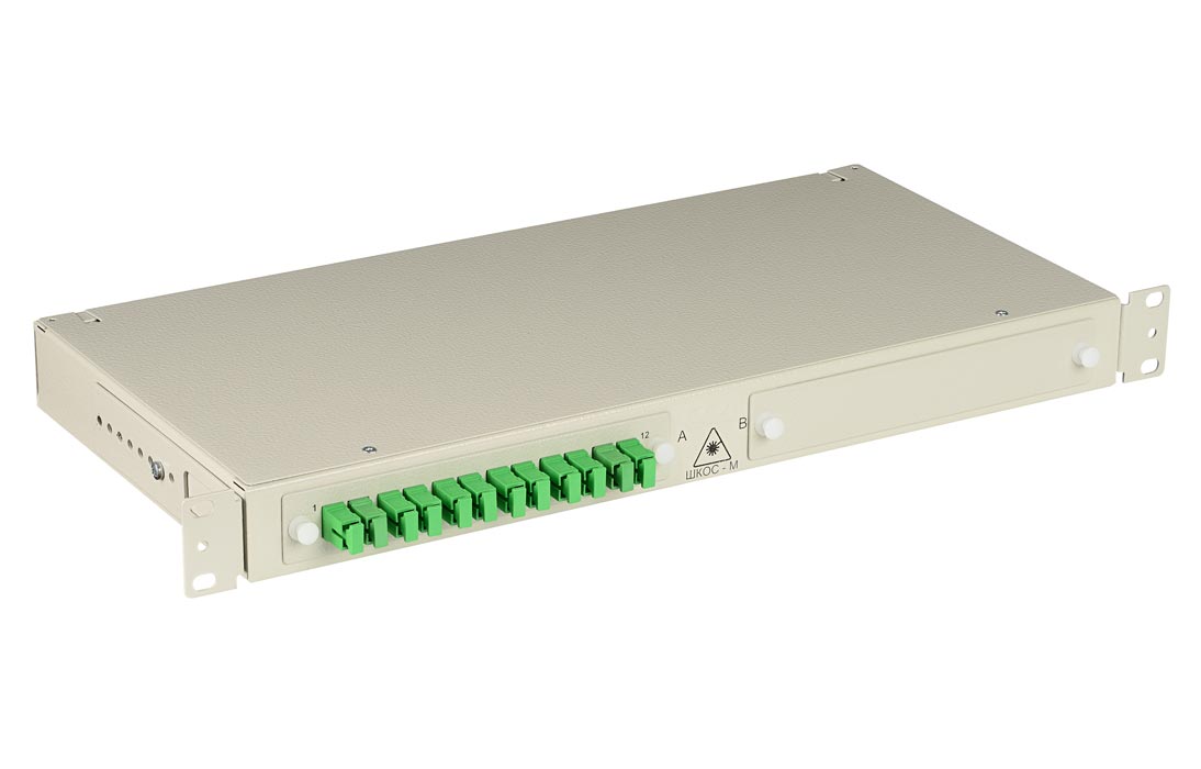 Кросс ШКОС-М -1U/2 -12 -SC    ~12 -SC/APC   ~12 -SC/APC   