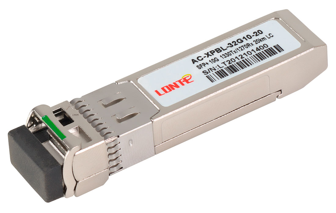 SFP+ WDM 10G BIDI Tx1330/Rx1270 20km LC DDM