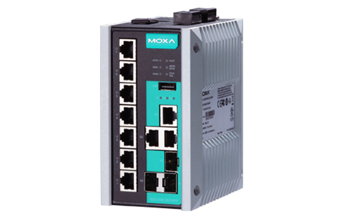 Коммутатор Moxa EDS-510E-3GTXSFP-T