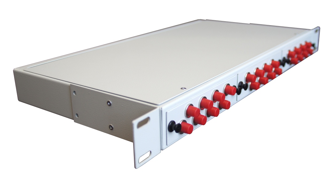Стоечный оптический кросс КОР-С-24 fc/upc 1U