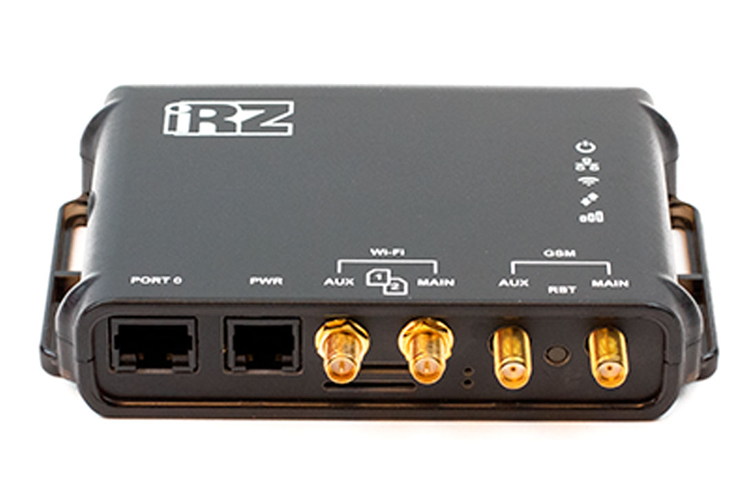 Роутер iRZ RL01w (4G до 100 Мбит/с, 2xSIM, 1xLAN, Wi-Fi, GRE, OpenVPN, PPTP)