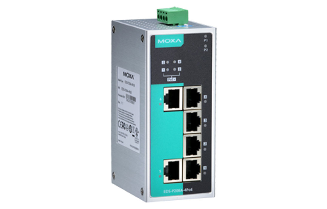 Коммутатор Moxa EDS-P206A-4PoE-T