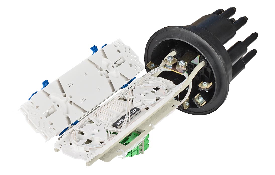 Муфта-кросс МКО-Г3/С09-1/16SC-1PLC16-SC/APC-20SC-18SC/APC-18SC/APC ССД