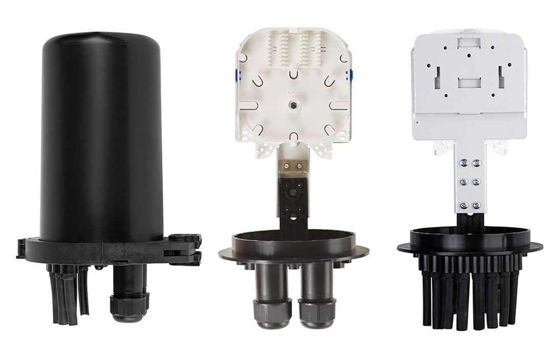 Муфта-кросс МКО-С7/CМ3-2/4SC-2SC-2SC/APC-2SC/APC-2ФТ16 (2 фитинга 16 мм) ССД