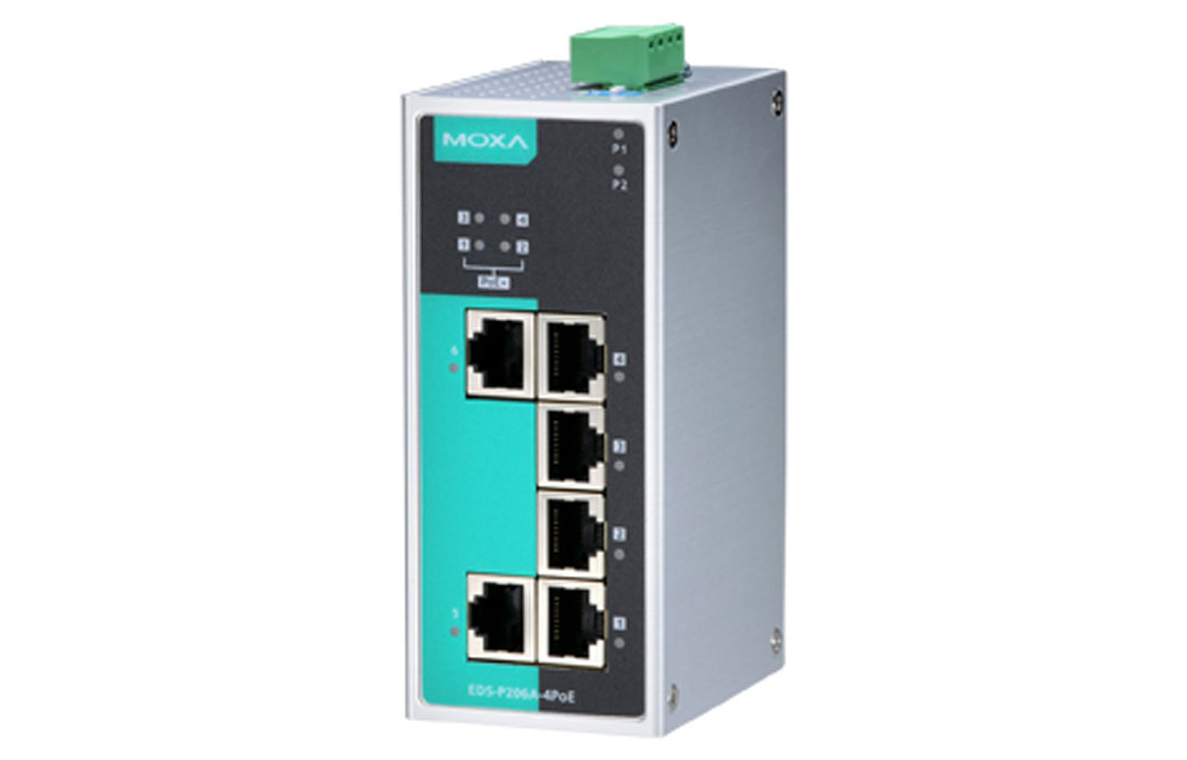 Коммутатор Moxa EDS-P206A-4PoE-T
