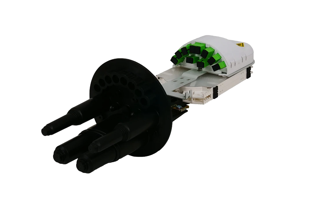 Муфта-кросс оптическая МКО-У6/СМ4-2PLC4-SC/APC-10SC/APC-2SC/APC ССД