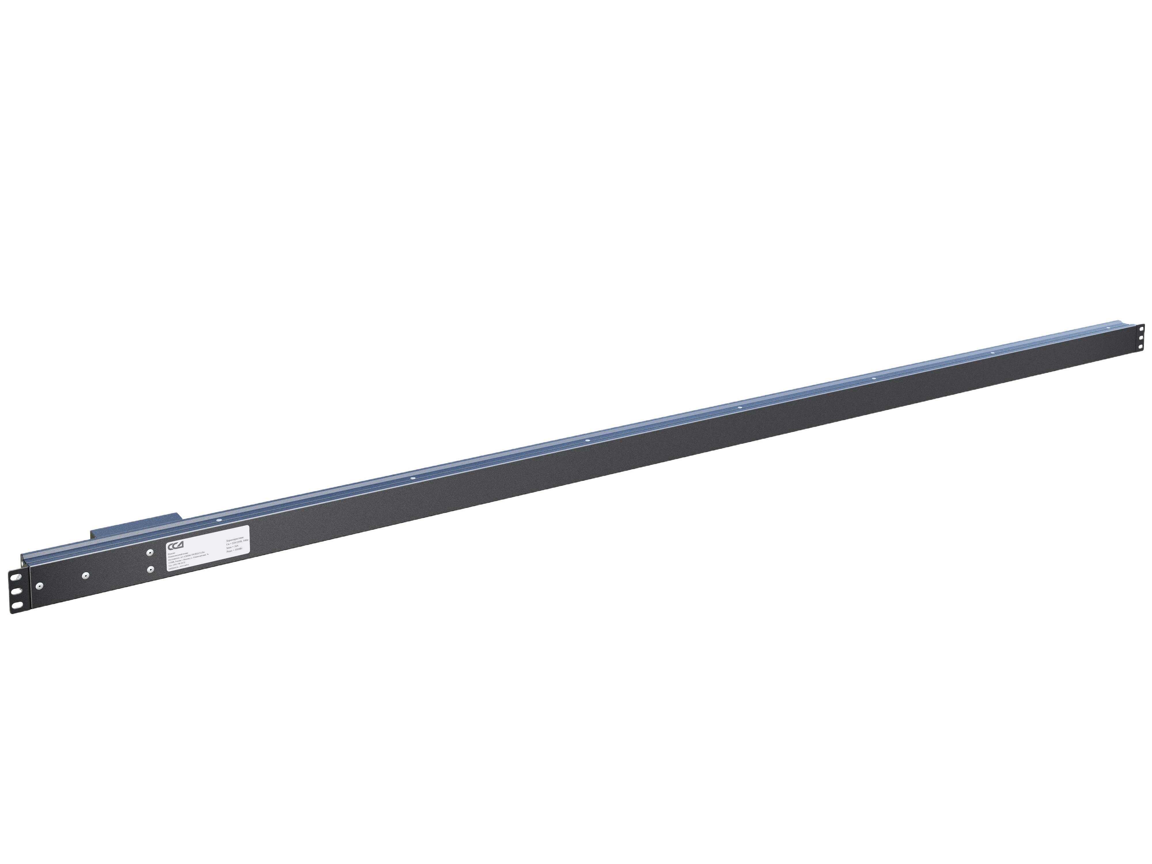 Вертикальный блок розеток,БР-25SСH-16A-К 16А, 25 розеток Schuko, 42-48U, колодка