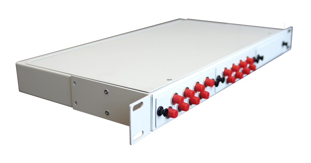 Стоечный оптический кросс КОР-С-16 fc/upc 1U