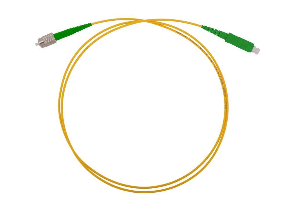 Шнур ШОС-SM/2.0 мм-FC/APC-SC/APC-1.0 м