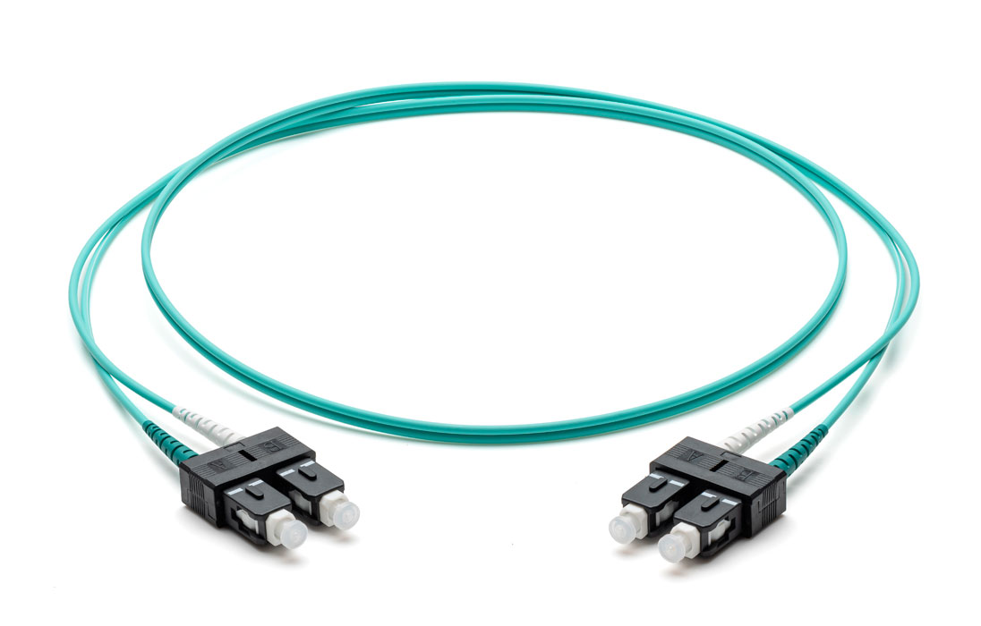 Патч-корд оптический Corning 2мм OM3 дуплекс SC-SС 2м F575702T5Z20002M