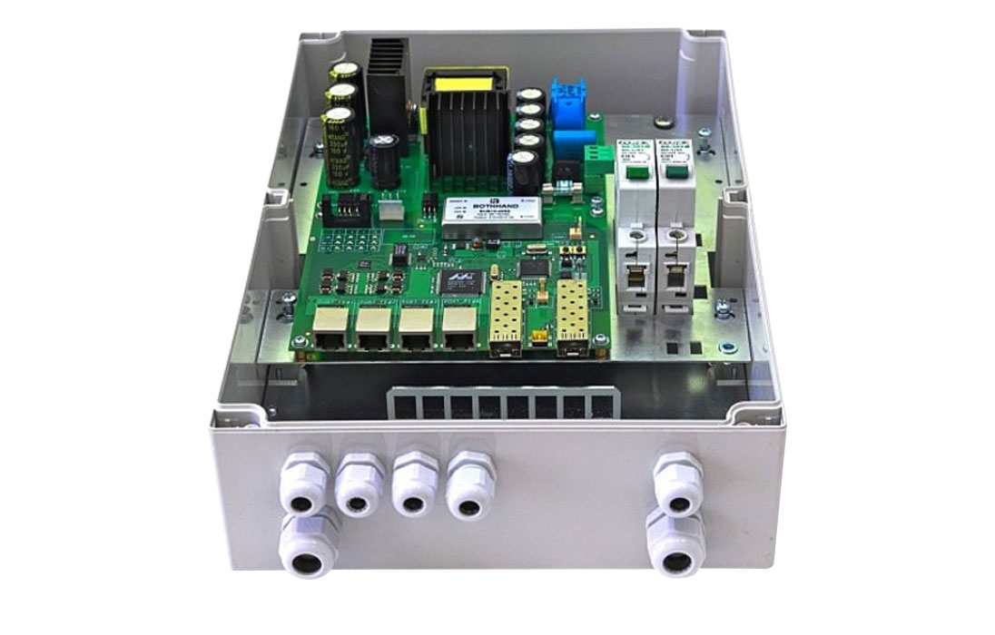 Уличный коммутатор TFortis PSW-2G+, управляемый 1Гбит/с