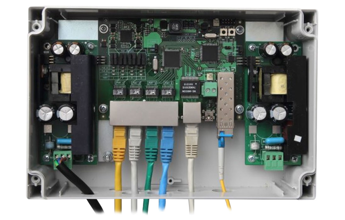 Уличный коммутатор TFortis PSW-1G4F