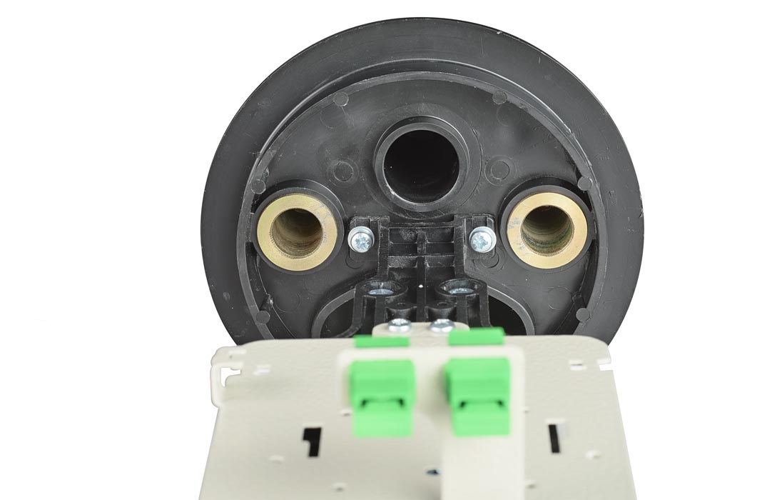 Муфта-кросс МКО-К6/CМ3-2/4SC-2SC-2SC/APC-2SC/APC-2ФТ4х3 (2 фитинга 4х3,0 мм) ССД
