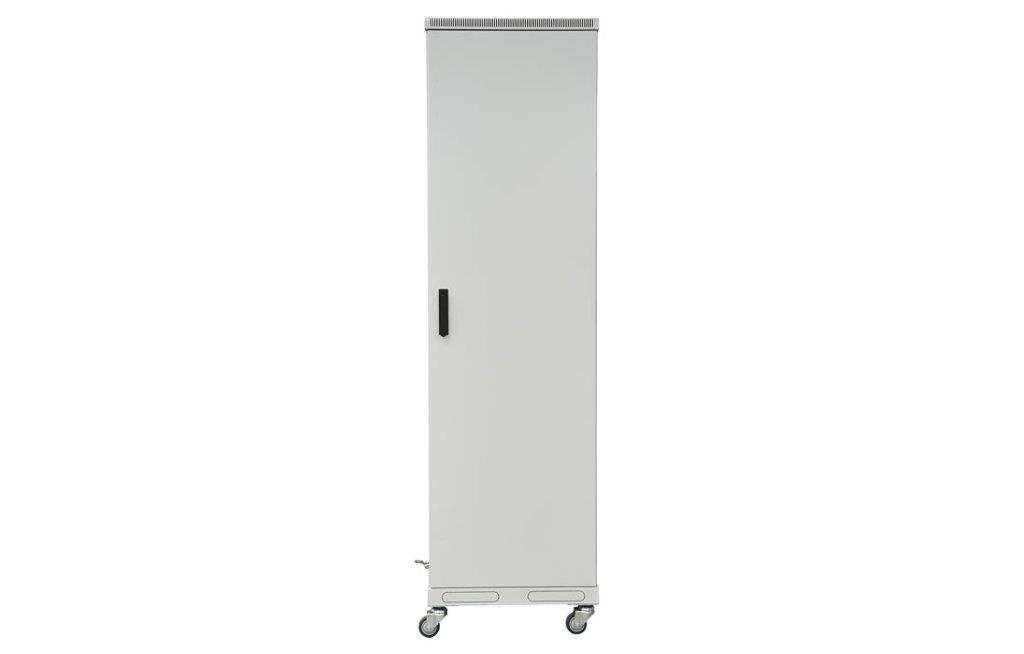 Шкаф телекоммуникационный напольный 19",42U(600x1000), ШТ-НП-42U-600-1000-М, передняя дверь металл ССД