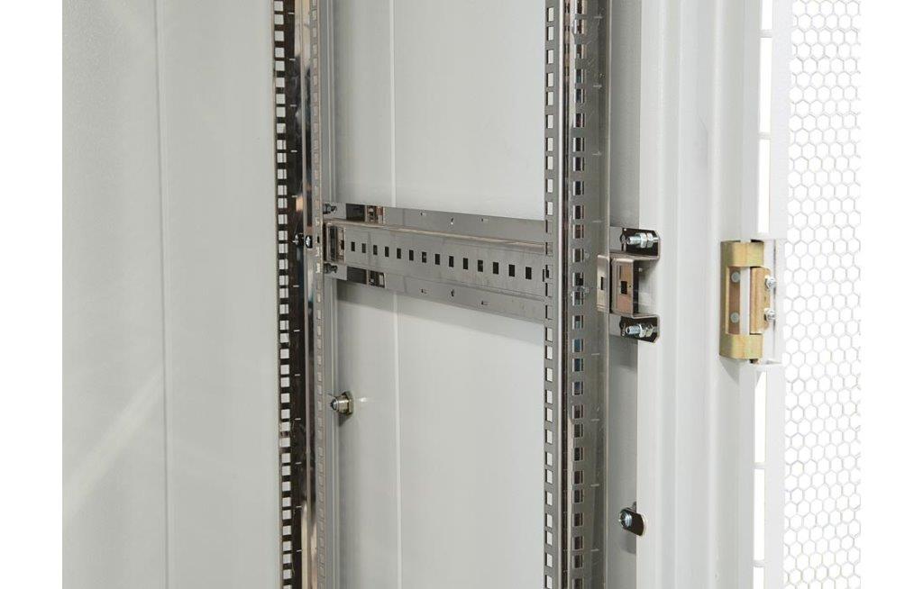 Шкаф телекоммуникационный напольный 19",42U(600x1000), ШТ-НП-42U-600-1000-М, передняя дверь металл ССД