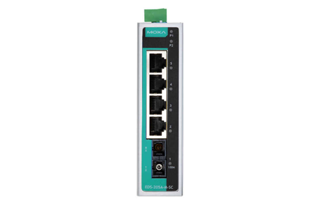 Коммутатор Moxa EDS-205A-S-SC