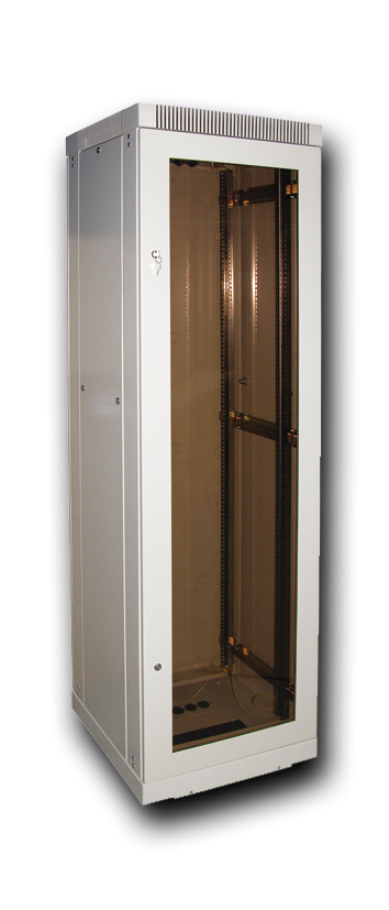 Шкаф напольный 44U/600-С (стеклянная дверь)