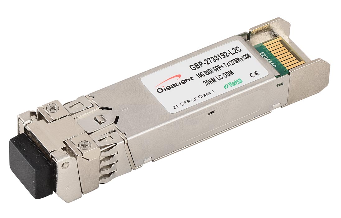 Оптический трансивер SFP+ WDM Gigalight 10G BIDI Tx1270/Rx1330 20km LC DDM