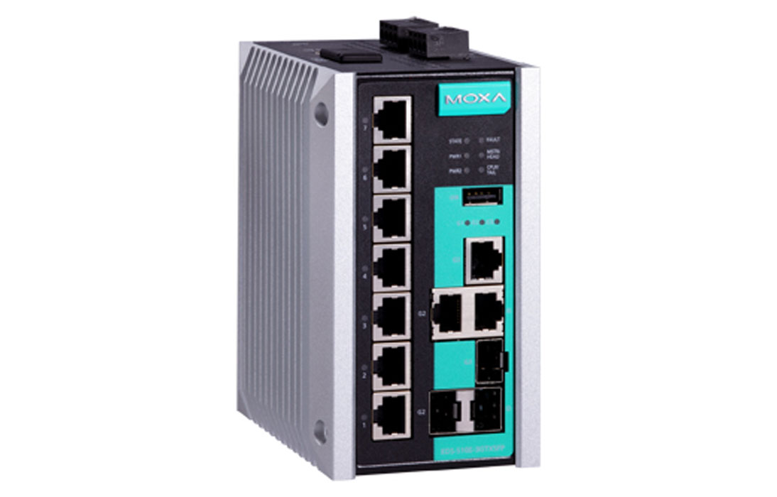 Коммутатор Moxa EDS-510E-3GTXSFP-T