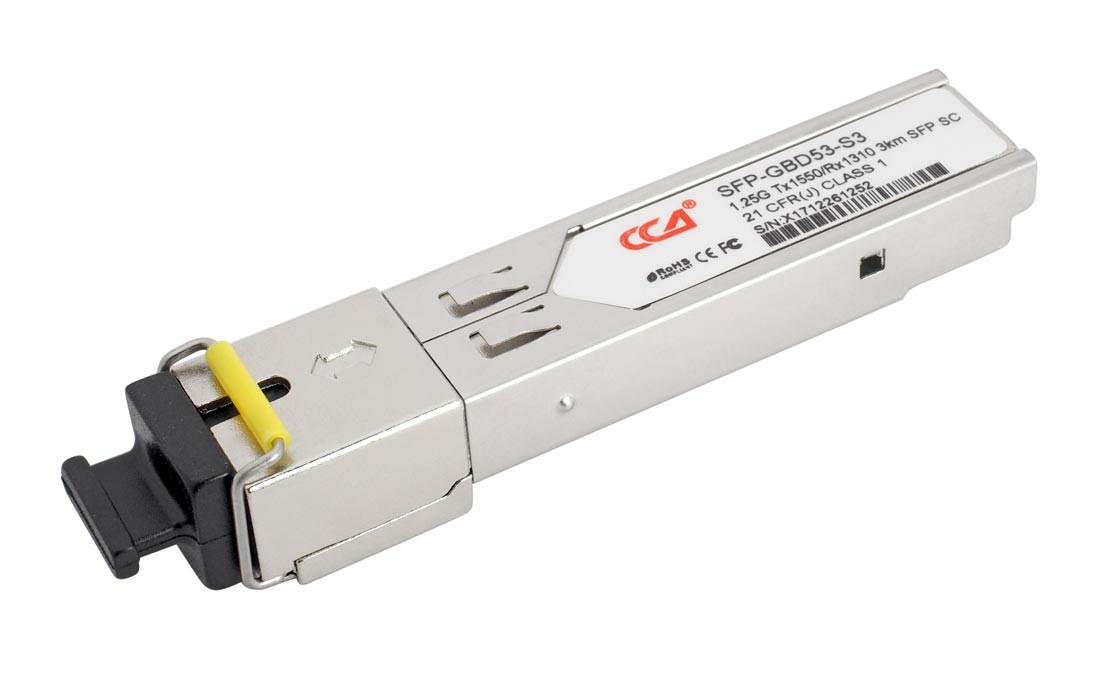 SFP WDM 1.25G Tx1550/Rx1310 3km SC
