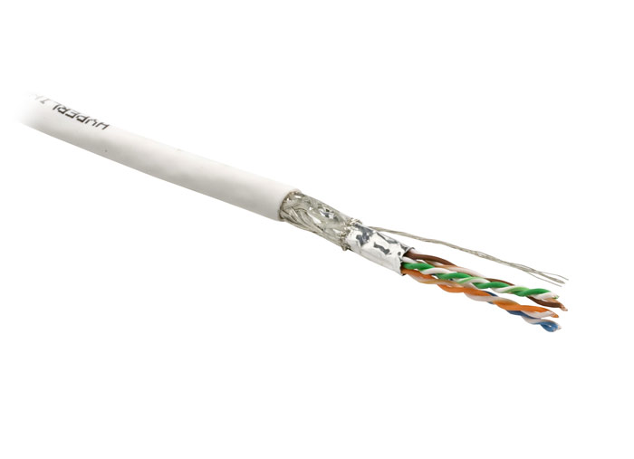 Кабель витая пара SFUTP4-C5E-S24-IN-PVC-GY-305, 4 пары, категория 5e, одножильный
