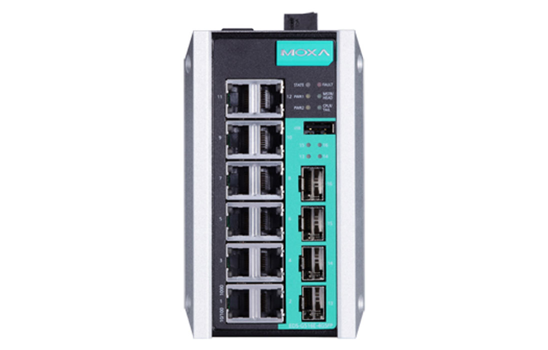 Коммутатор Moxa EDS-G516E-4GSFP