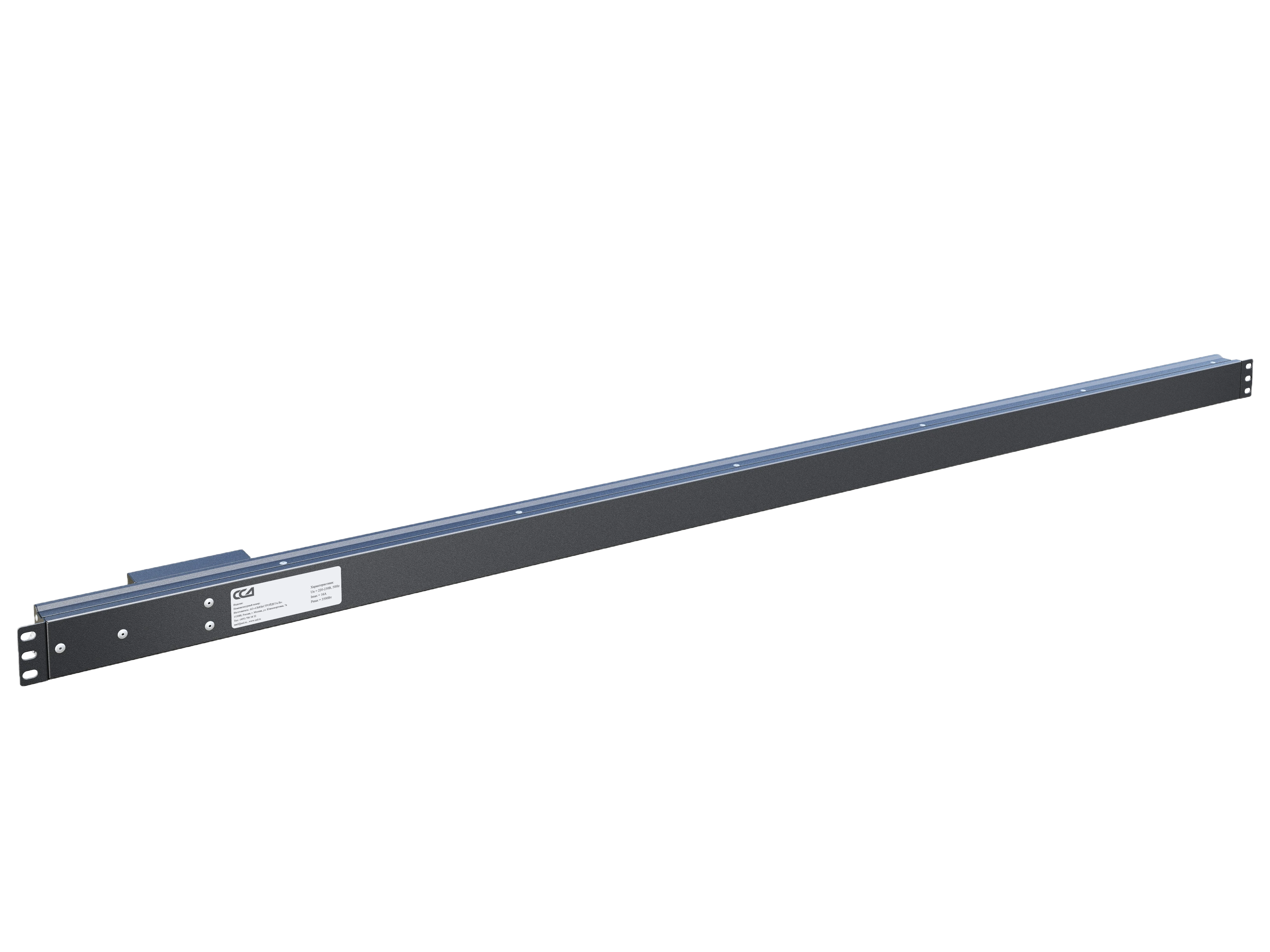 Вертикальный блок розеток,БР-20SСH-16A-К     16А, 20 розеток Schuko, 33-48U, колодка