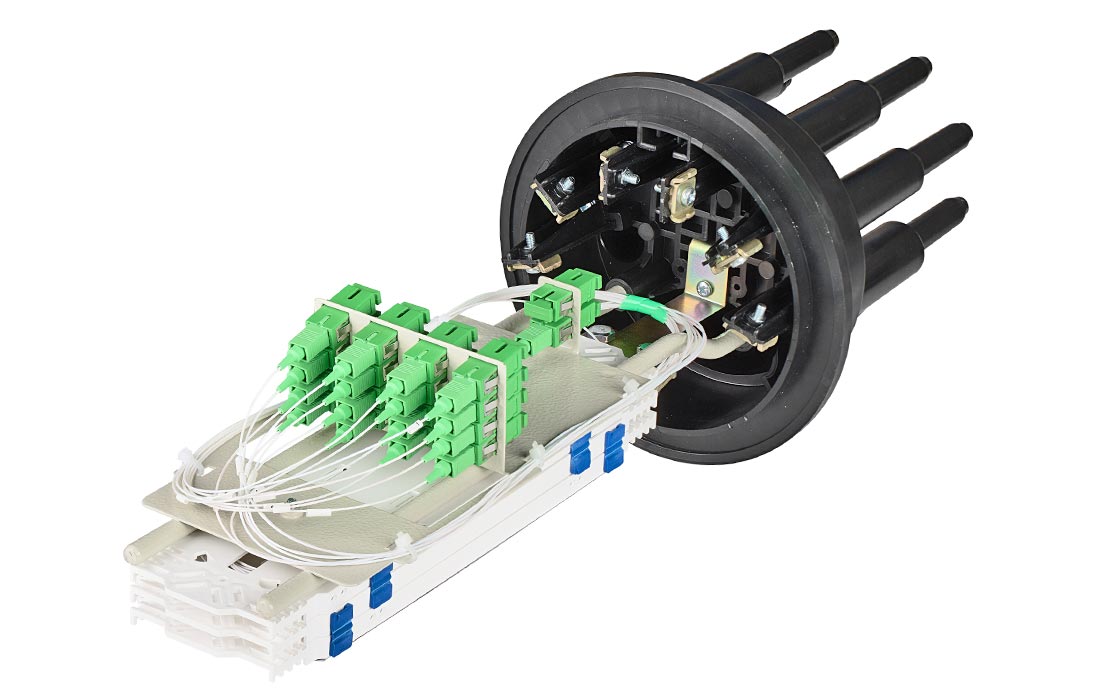 Муфта-кросс МКО-Г3/С09-1/16SC-1PLC16-SC/APC-20SC-18SC/APC-18SC/APC ССД