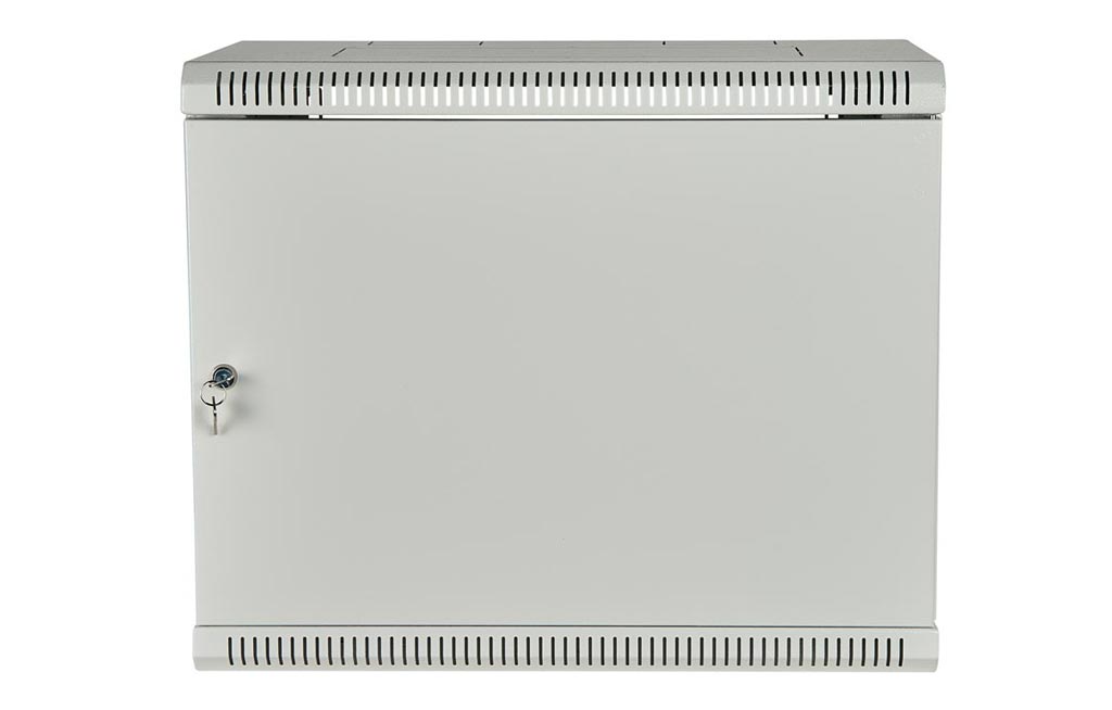 Шкаф телекоммуникационный настенный сварной 19”,12U(600x300), ШТ-НСс-12U-600-300-М дверь металл ССД