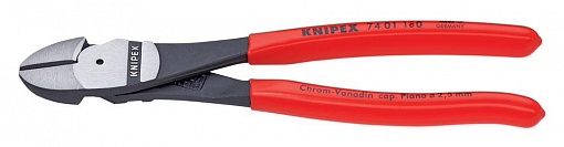 Бокорезы Knipex с высоким соотношением плечевого рычага (74 01, 180 мм)