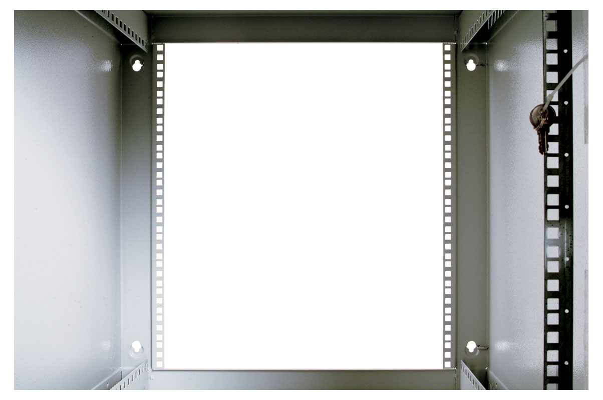 Шкаф телекоммуникационный настенный 6U (600x650) дверь металл