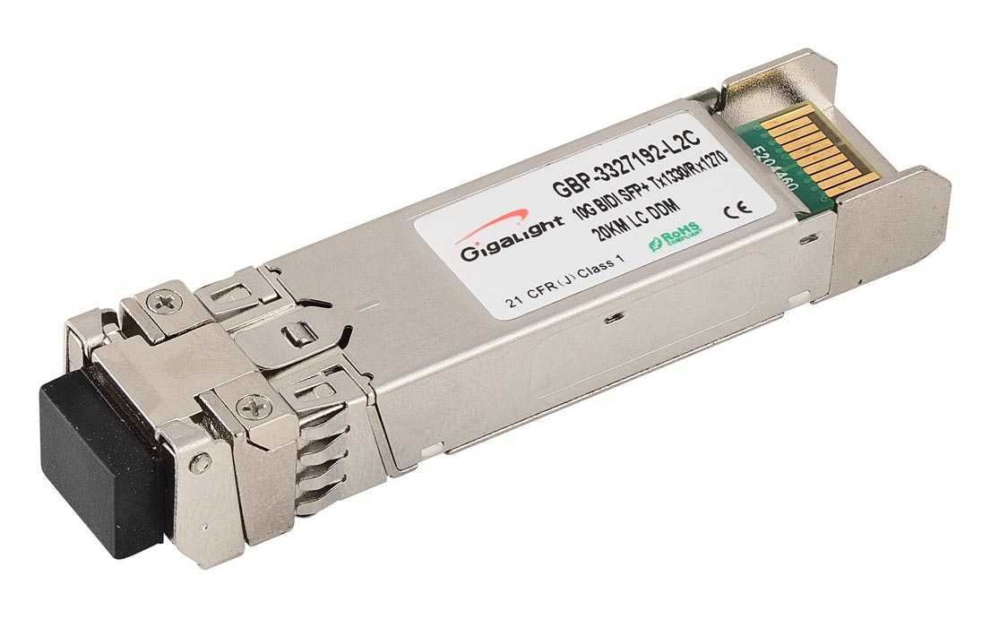 Оптический трансивер SFP+ WDM Gigalight 10G BIDI Tx1330/Rx1270 20km LC DDM