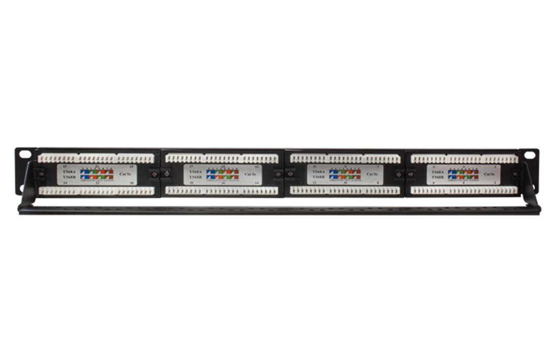 SUPRLAN Патч-панель 19", 24хRJ-45, UTP, 5e, 1U
