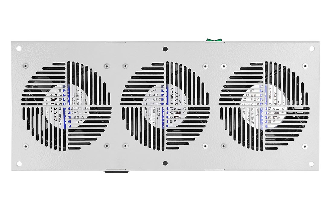 Вентиляторный модуль потолочный, 3 вентилятора с термодатчиком без шнура питания35С ВМ-3П ССД