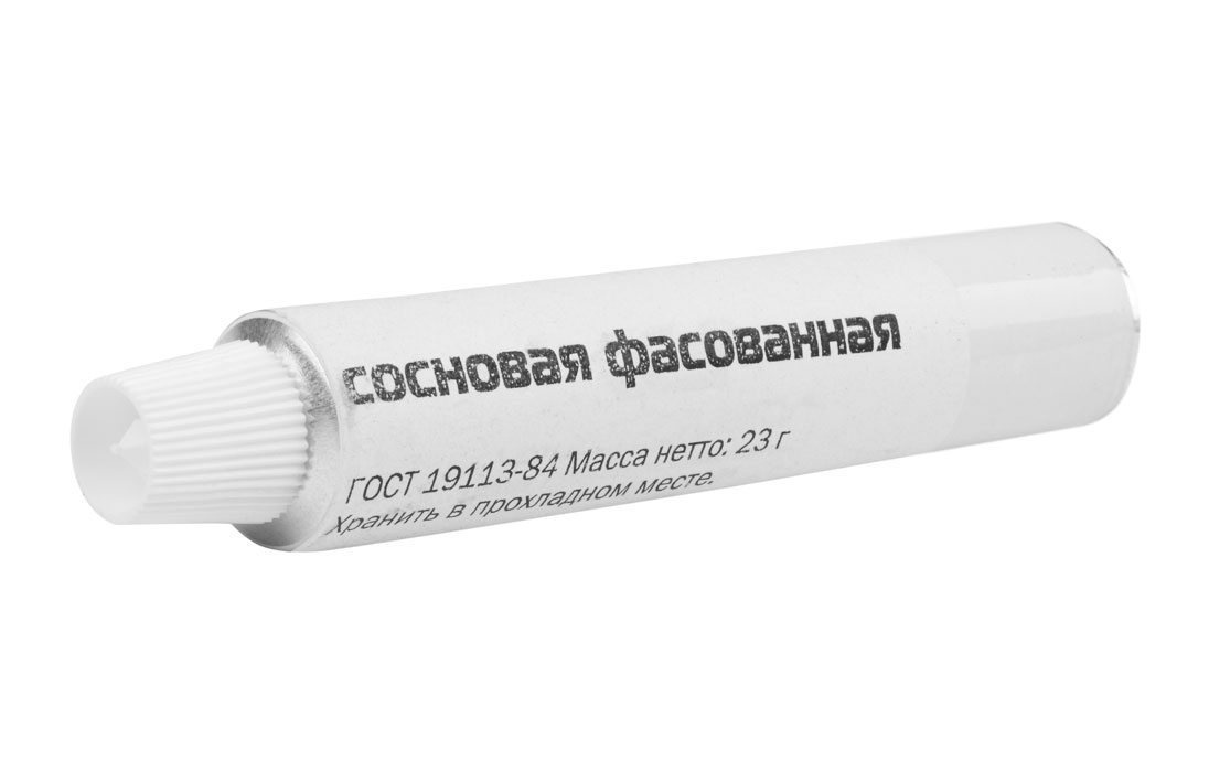 Канифоль сосновая фасованная  в тубах, 23 гр ССД