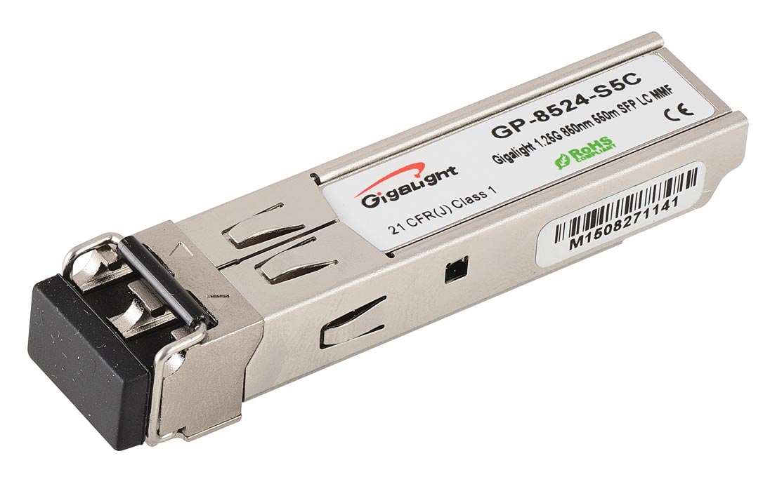 Оптический трансивер SFP Gigalight 1.25G 850nm 550m LC MMF