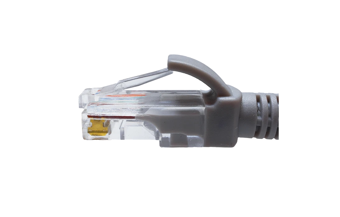 10-0144 SUPRLAN Патч-корд UTP 5e 4x2 26AWG (7x0.16mm) Cu LSZH серый 3м