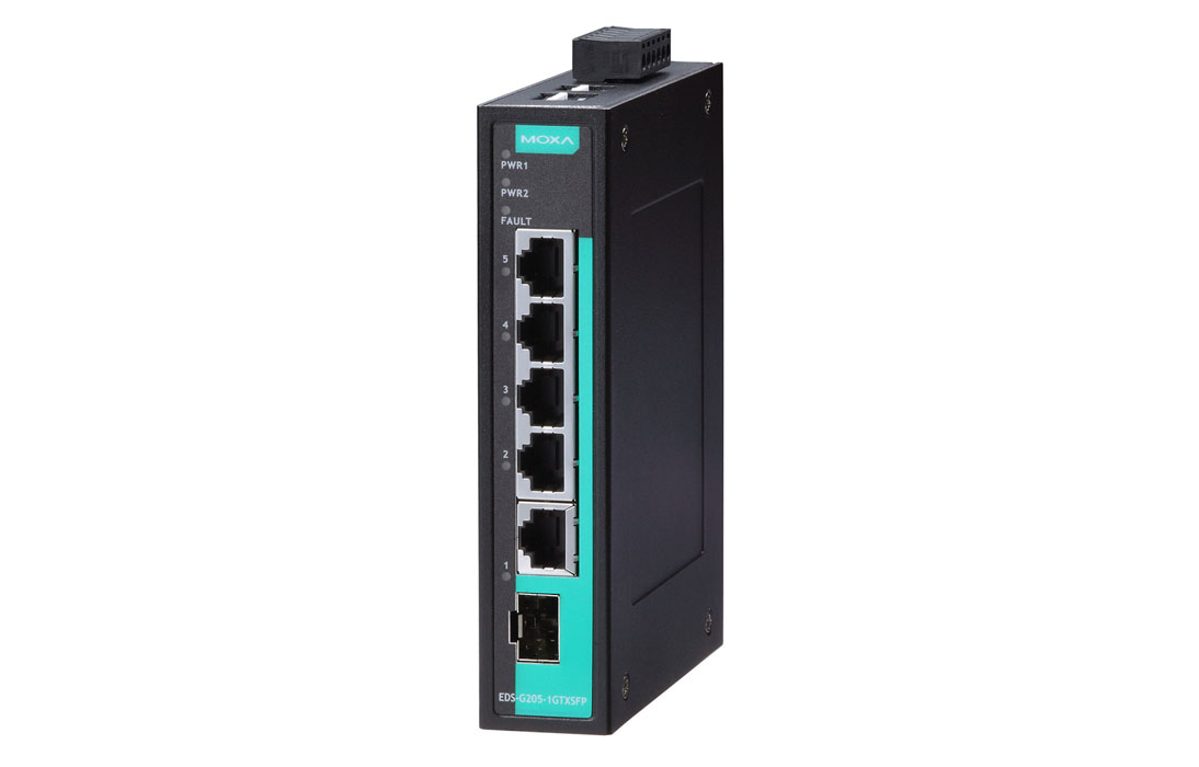 Коммутатор Moxa EDS-G205-1GTXSFP-T