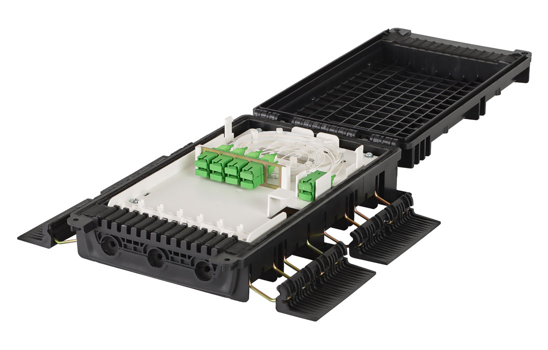 Муфта-кросс МКО-П2/С09-2/4SC-1PLC8-SC/APC-12SC-10SC/APC-1SC/APC ССД