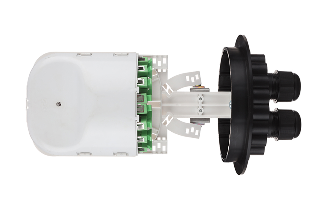 Муфта-кросс МКО-С7/СМ4-1PLC8-SC/APC-10SC-10SC/APC-1SC/APC  ССД