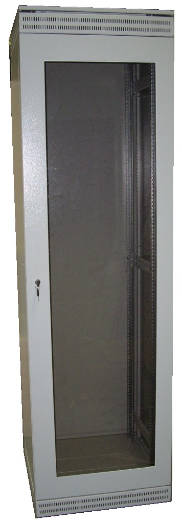 Шкаф напольный 33U/800-С (стеклянная дверь)