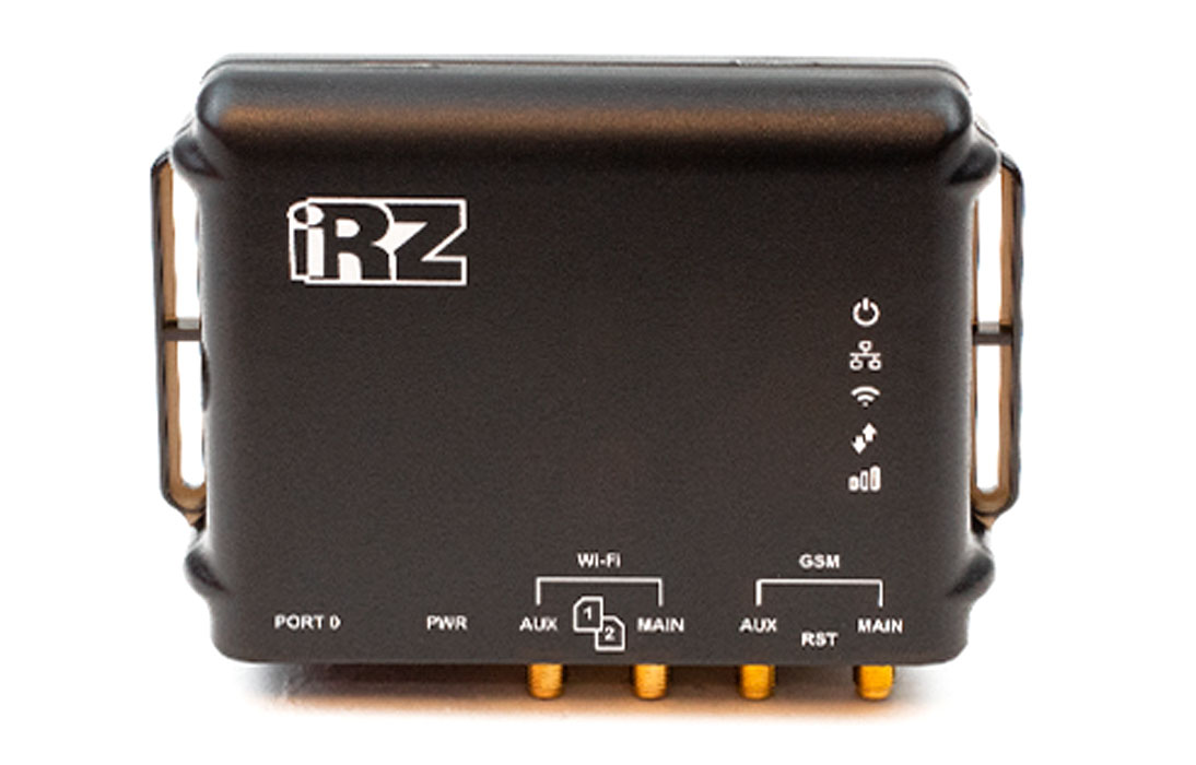Роутер iRZ RL01w (4G до 100 Мбит/с, 2xSIM, 1xLAN, Wi-Fi, GRE, OpenVPN, PPTP)
