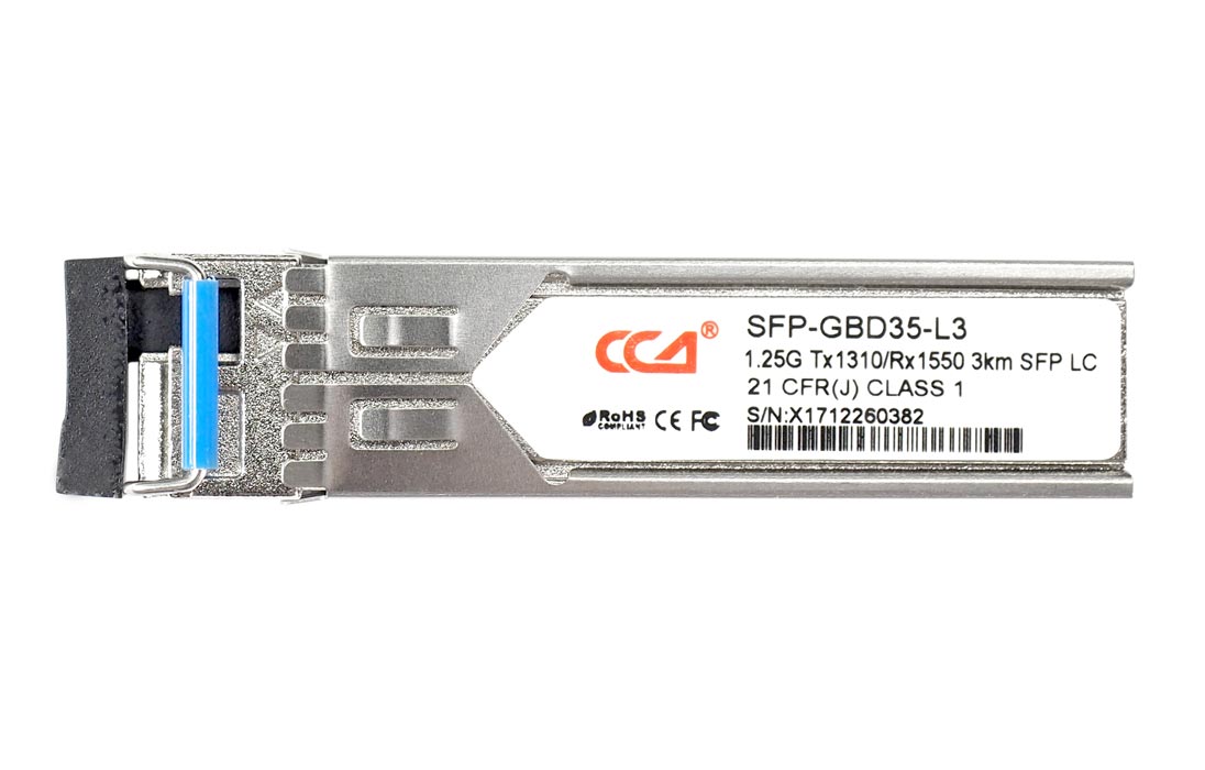 SFP WDM 1.25G Tx1310/Rx1550 3km LC